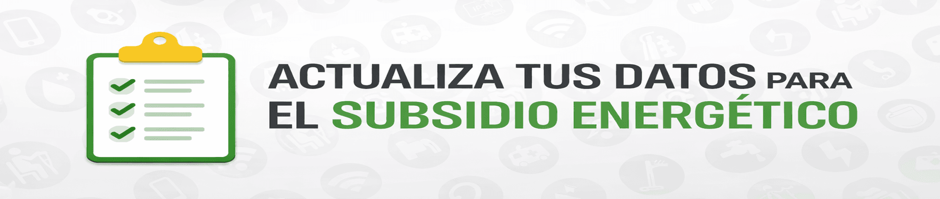 Actualizacion de Subsidio Energetico